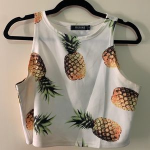 Cute pineapple crop top